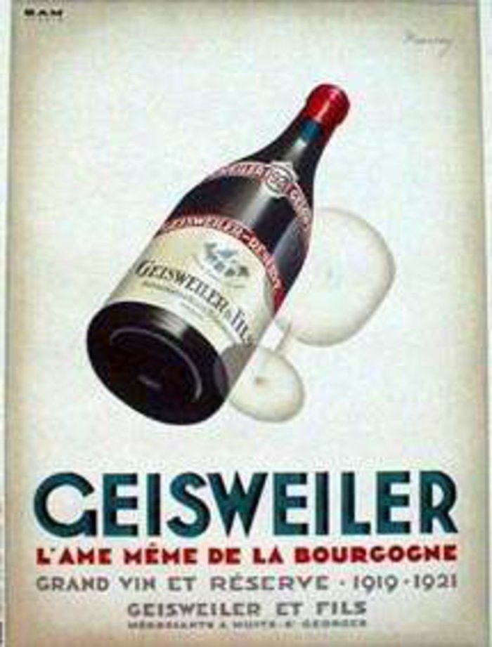 Geisweiler, Original lithograph –  Marton, circa 1930