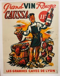 Great red wine Caussa