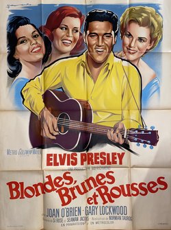 Blondes ,Brunes et Rousses, Lithographie originale – Roger Soubie, 1963