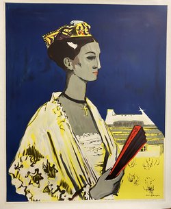 Yves Brayer, Original lithograph, Yves Brayer, 1960