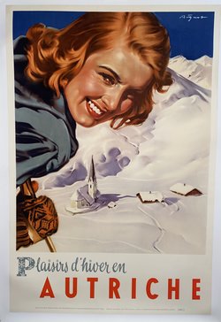 Austria, Original lithograph – paul Aigner, ci1950