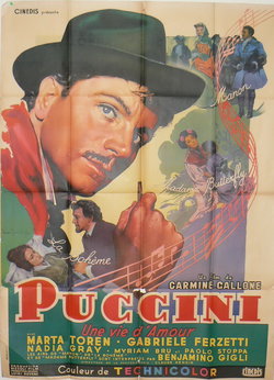 PUCCINI, Lithographie originale – Michel Gérard