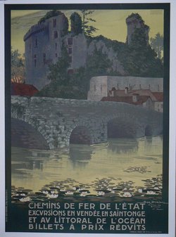 VENDEE SAINTONGE, Lithographie originale