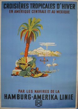 Hamburg Amemerica Line, Original lithograph