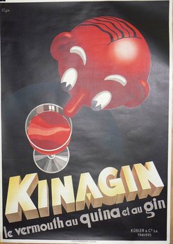 KINAGIN, Lithographie originale, Patkee, 1940