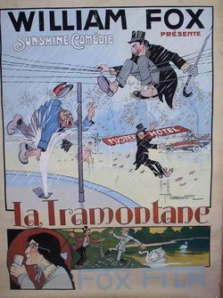 La tramontane William Fox, Maquette originale – P Germy, circa 1920