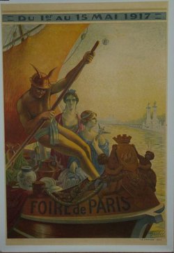Foire de Paris 1917, Lithographie originale – Grebel, 1917