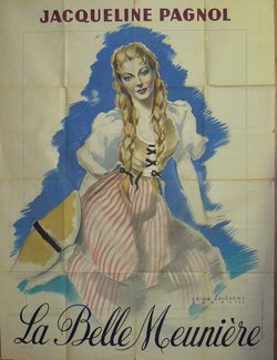 LA BELLE MEUNIERE, Lithographie originale – Jean Dominique Van Caulaert, 1948