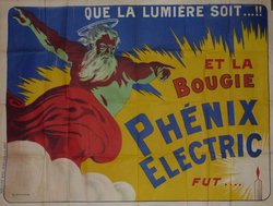 Phenix  electric, Lithographie originale – E Gallice