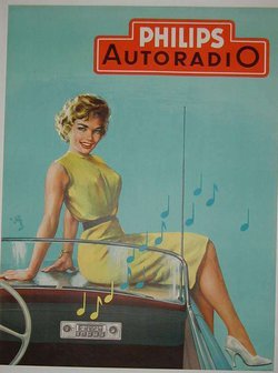 Philips autoradio, Original offset print