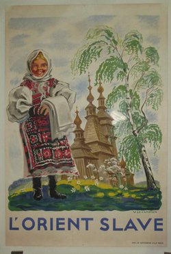 The east slavic, Original lithograph – Valentin Le Campion, ci1930
