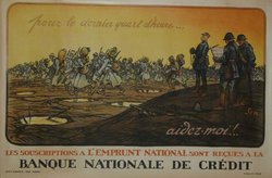 Banque nationale de Crédit, Lithographie originale – Sem