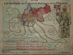 La guerre est l'industrie nationale de la Prusse, Lithographie originale