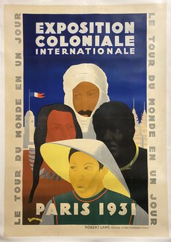 Colonial fair Paris 1931, Original lithograph – Desmeures, 1931