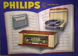 Philips Radio, Lithographie originale – Anonyme, circa 1960