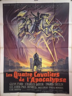 Les 4 cavaliers de l'apocalypse, Lithographie originale – Roger Soubie, 1962