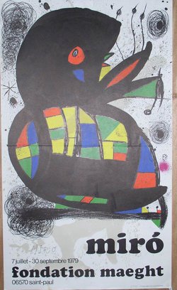 Miro, Lithographie originale –  Miro, 1979