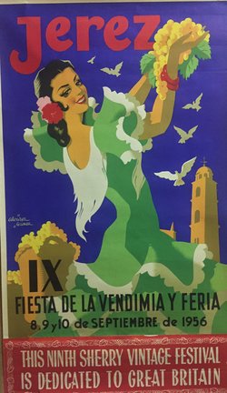 Jerez, Original lithograph – Alvarez Ganiez