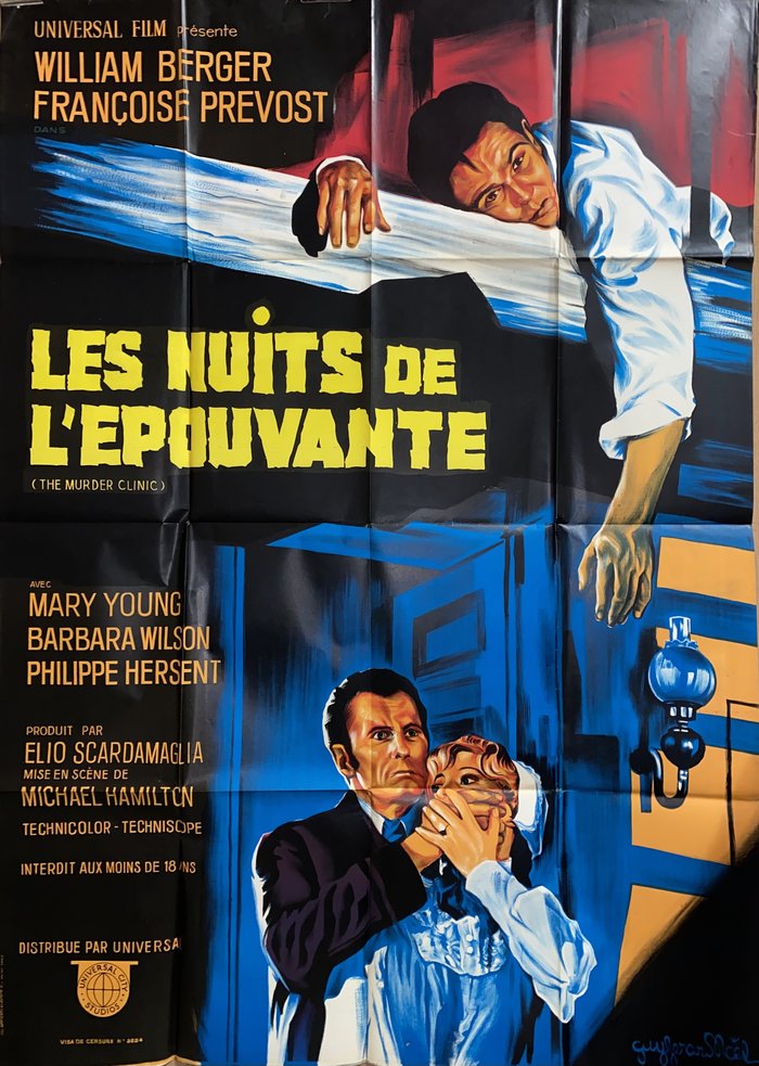 Les nuits de l'épouvante, Lithographie originale – Guy Gerard Noel, 1963