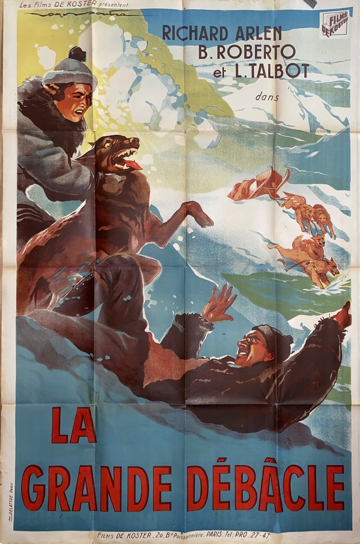 La grande débacle, Lithographie originale – Roger Soubie, 1938