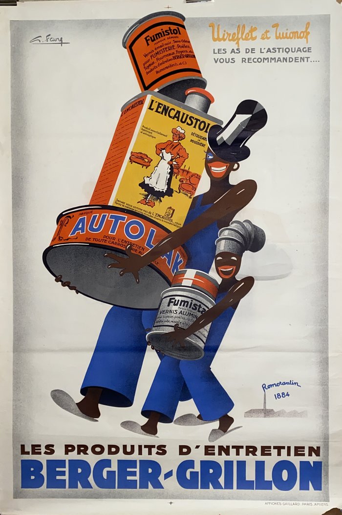 Berger Grillon, Lithographie originale –  Favre, circa 1935