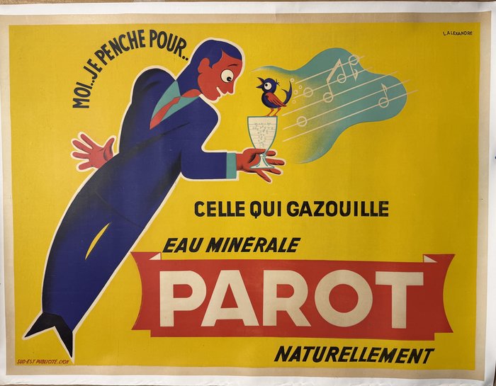 Parot, Lithographie originale – L Alexandre, circa 1930