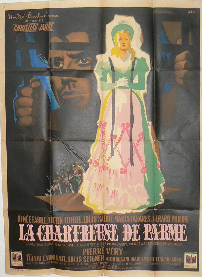 LA CHARTREUSE DE PARME, Lithographie originale – J Jacquelin, 1948