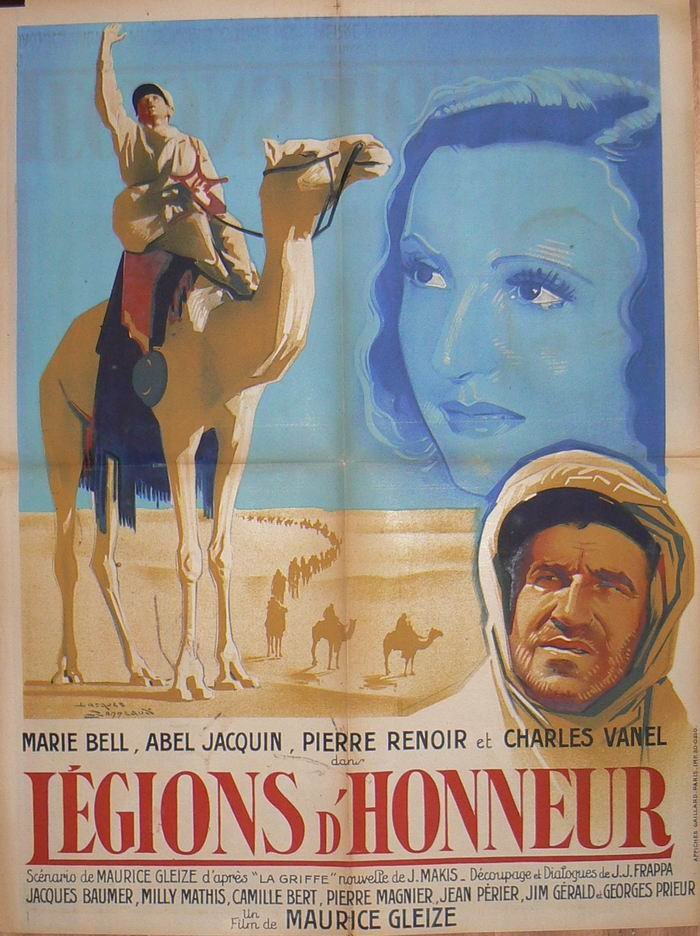 LEGIONS  d HONNEUR, Lithographie originale – Jacques Bonneaud, 1938