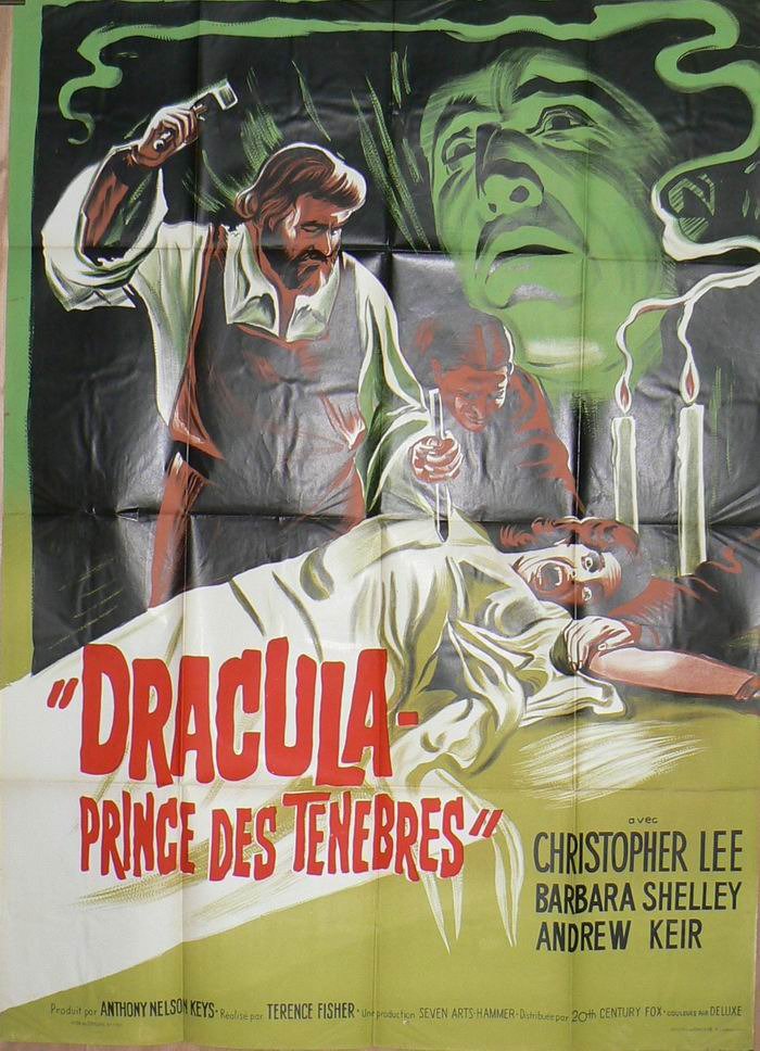 DRACULA Princes des tenebres, Lithographie originale –  Anonyme, 1966