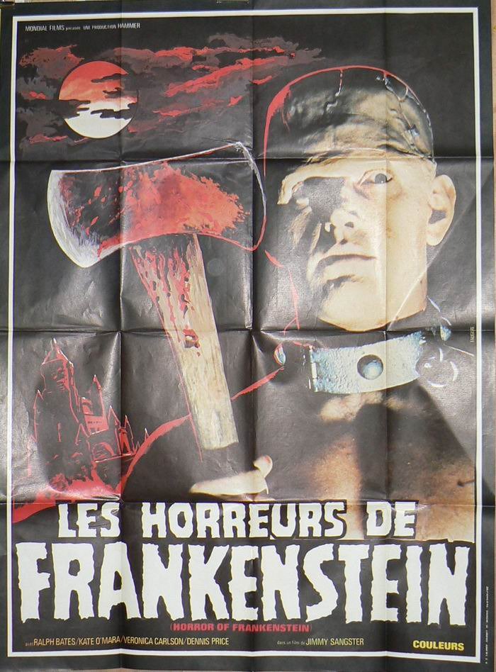 Les Horreurs de Frankenstein, Lithographie originale, 1970