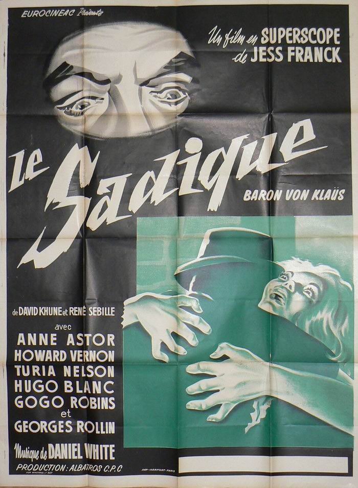 Le sadique Baron von Klaus, Lithographie originale, 1962