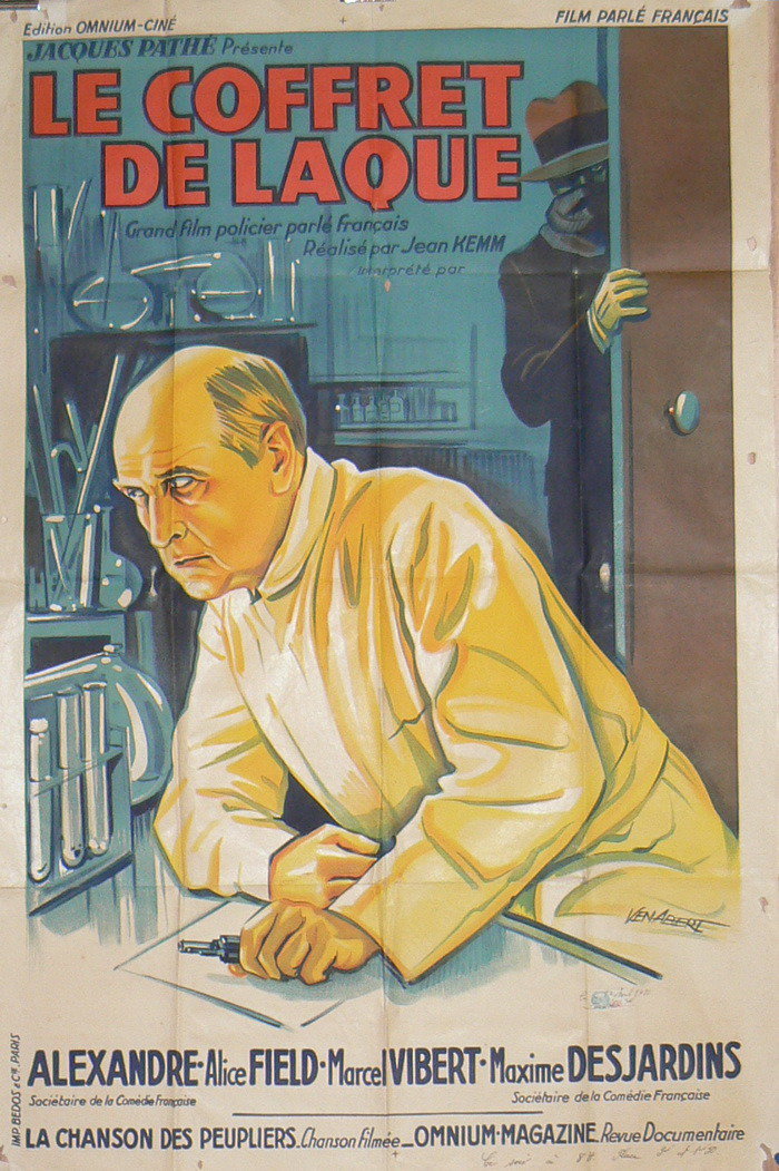 Le coffret de laque, Lithographie originale –  Venabert, 1931