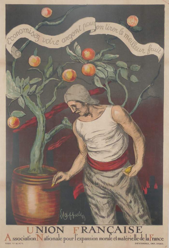 Union Française 1920, Lithographie originale – Leonetto Cappiello