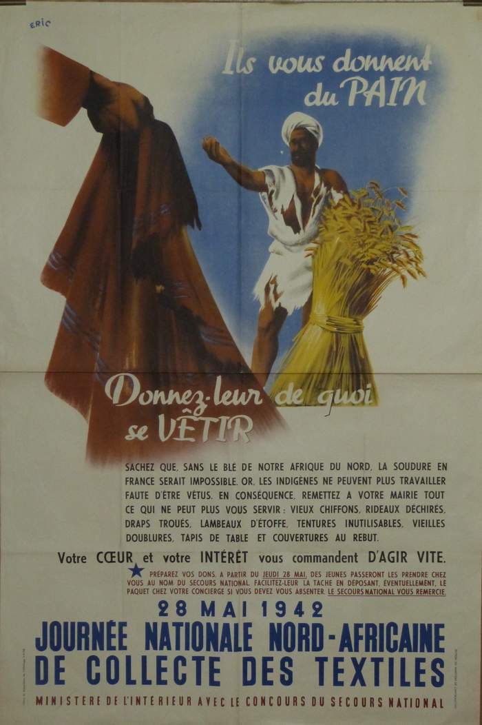 Ils vous donnent du Pain, Lithographie originale –  Eric, 1942
