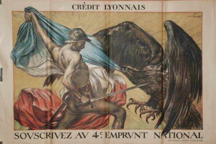 Credit Lyonnais, Lithographie originale – Abel Faivre