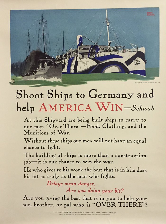 America win – Adolph Treidler, 1917