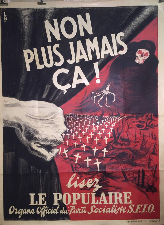 Lisez Le Populaire, Lithographie originale, circa 1930