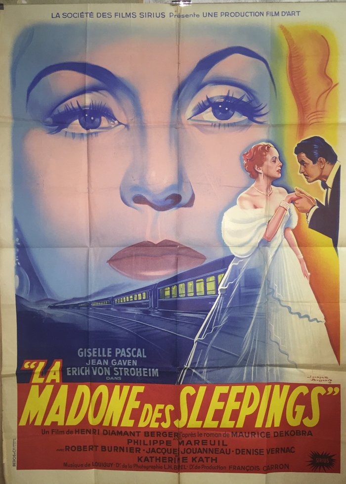 La madone des sleepings, Lithographie originale – Jacques Bonneaud, 1955
