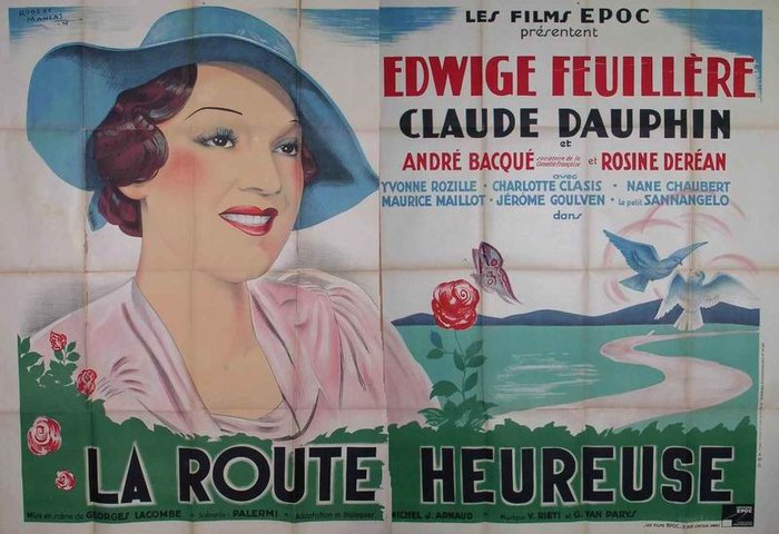 La Route Heureuse, Lithographie originale