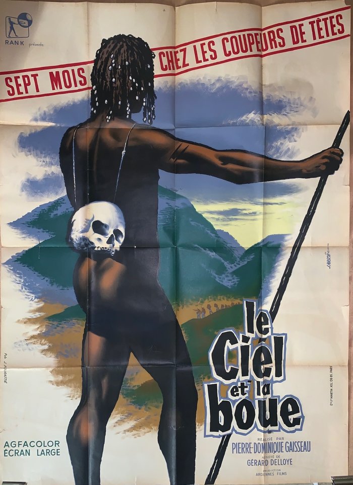 Le ciel et la boue, Lithographie originale – Jean Mascii, 1961